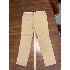 Hollister Epic Flex Skinny Chino Pants Mens 34x30 Khaki Tan Stretch
